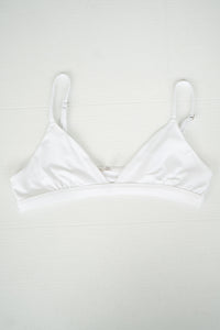 TRIANGLE BRALETTE-WH