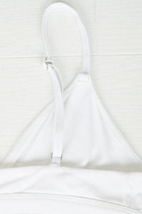 TRIANGLE BRALETTE-WH