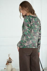 CAMO CARDIGAN