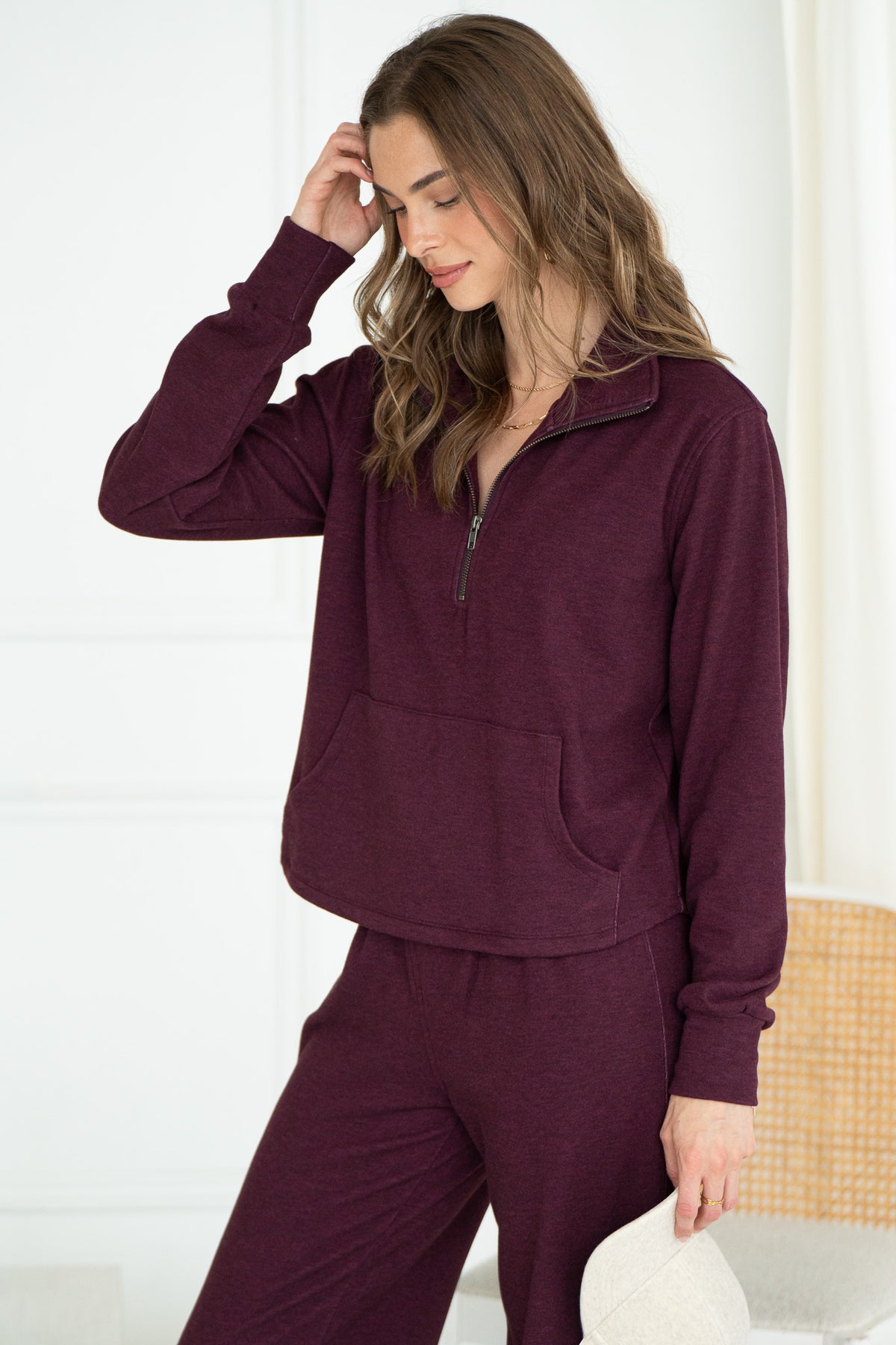 RUNE LUXURY QUARTER ZIP SWEATSHIRT-WI
