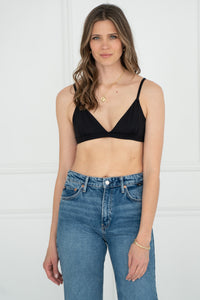 TRIANGLE BRALETTE-BK