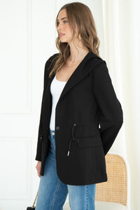 ALIX SWEATSHIRT BLAZER-BK