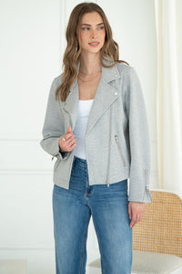 KAELIE SWEATSHIRT MOTO JACKET
