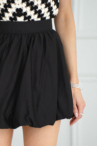 MORRO COTTON BUBBLE HEM SKIRT