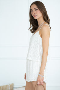 SYLVIE EYELET TANK