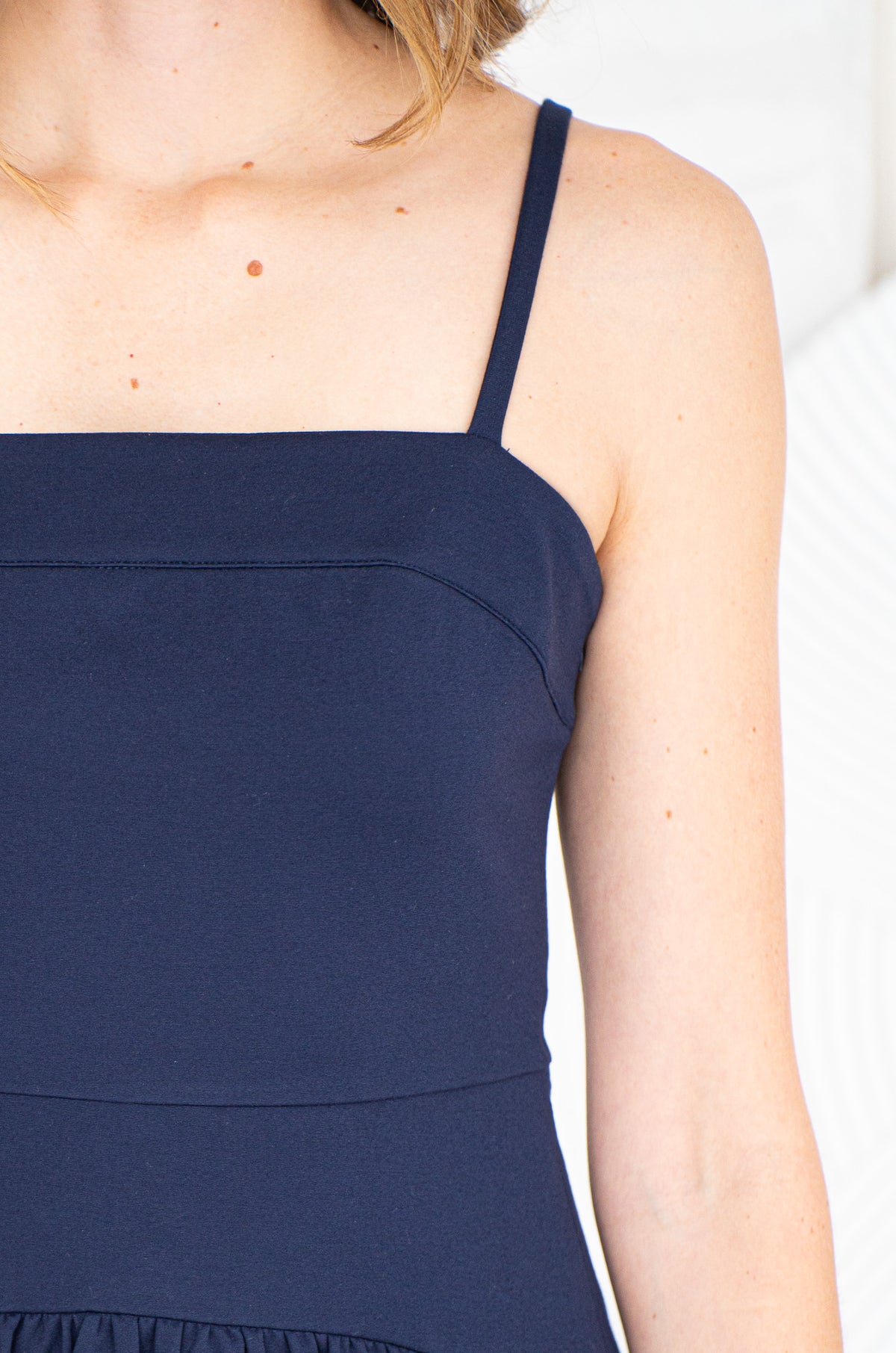 SONOMA STRETCH SQUARE NECK MINI DRESS