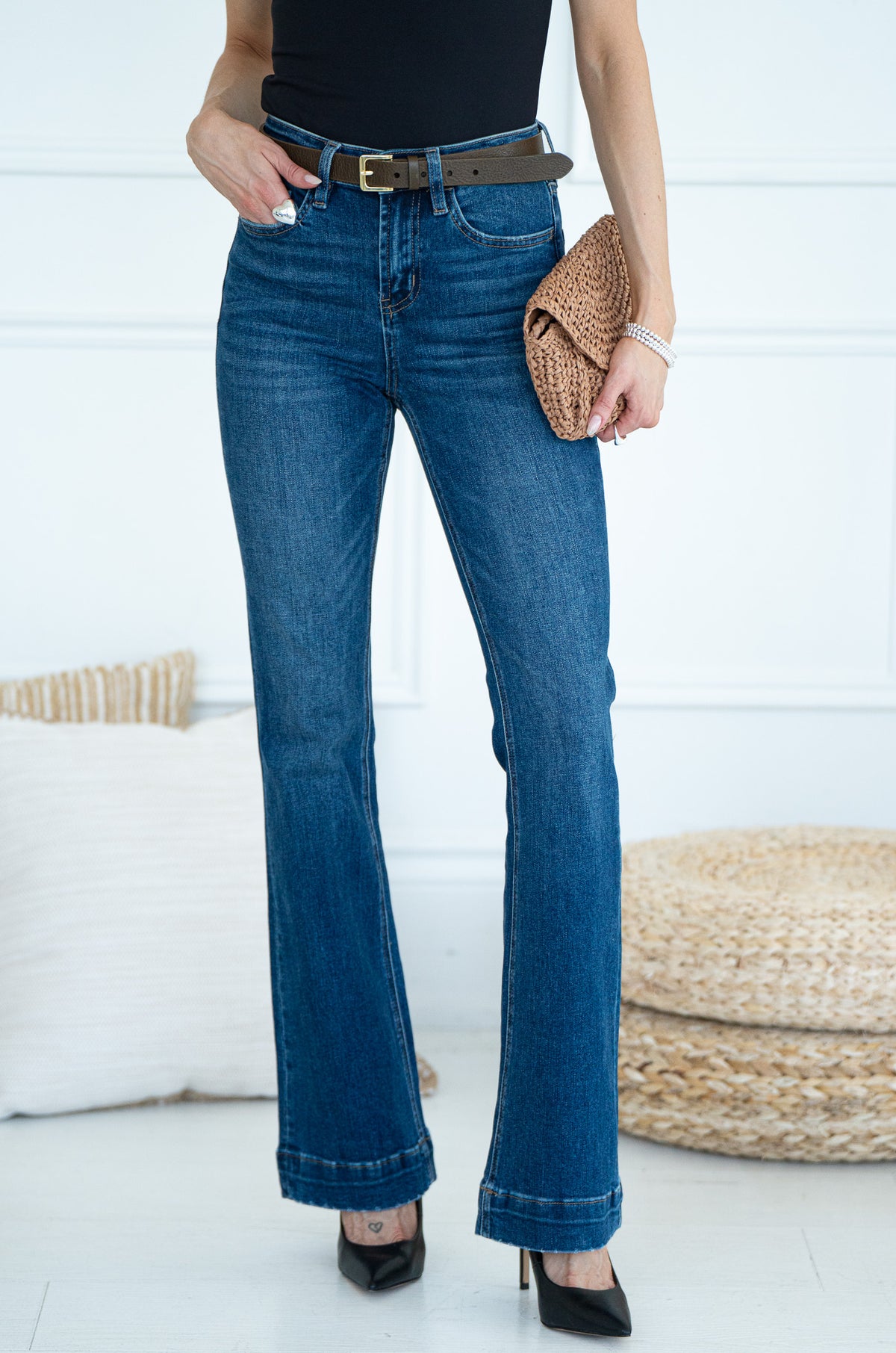 SKYLAR BOOTCUT JEANS-DB