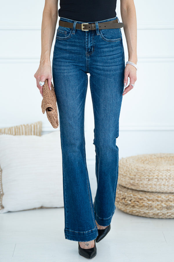 SKYLAR BOOTCUT JEANS-DB