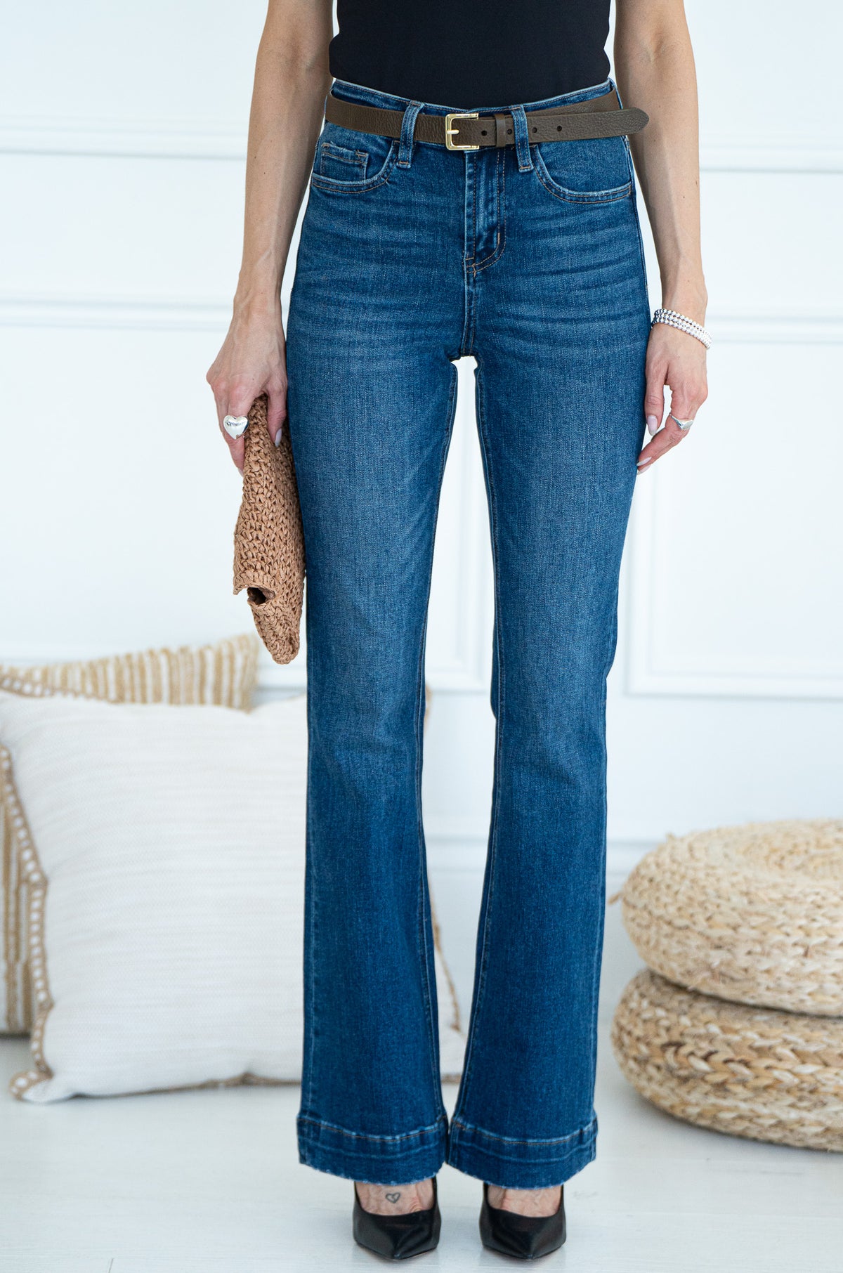 SKYLAR BOOTCUT JEANS-DB