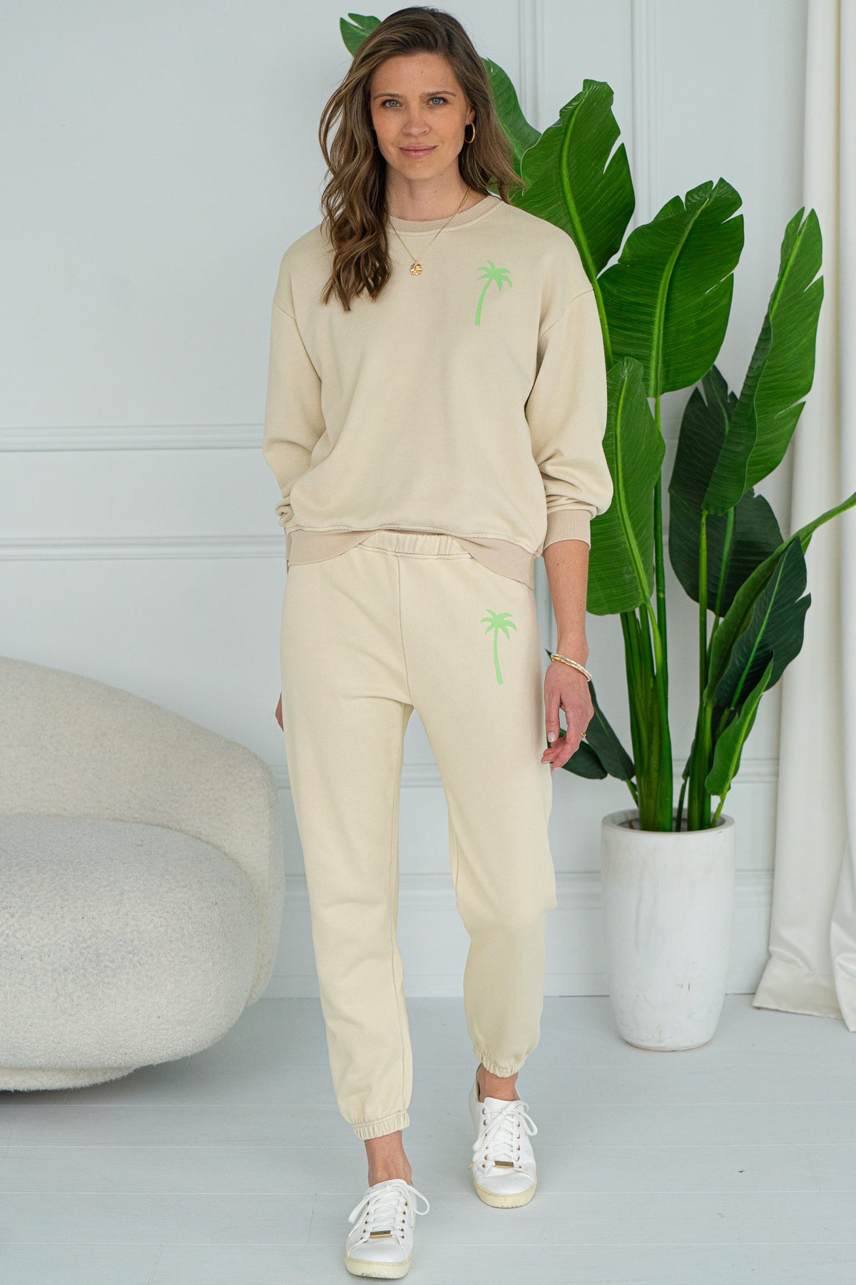 PERRY PALM PULLOVER