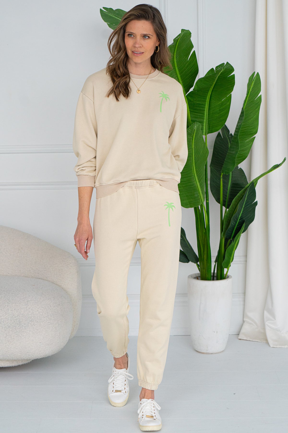 PERRY PALM PULLOVER