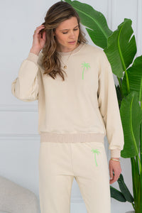 PERRY PALM PULLOVER