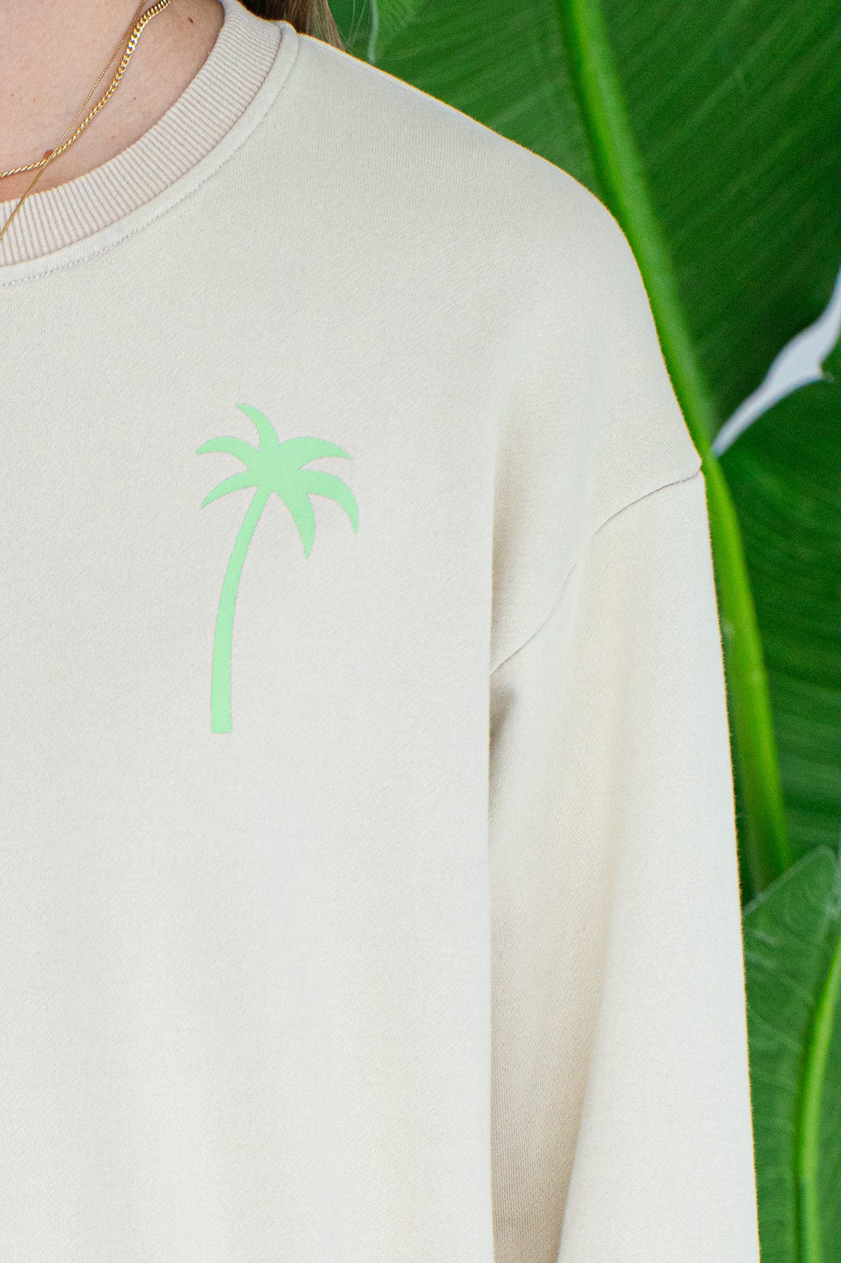 PERRY PALM PULLOVER