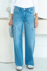 CARINA CARGO POCKET JEANS