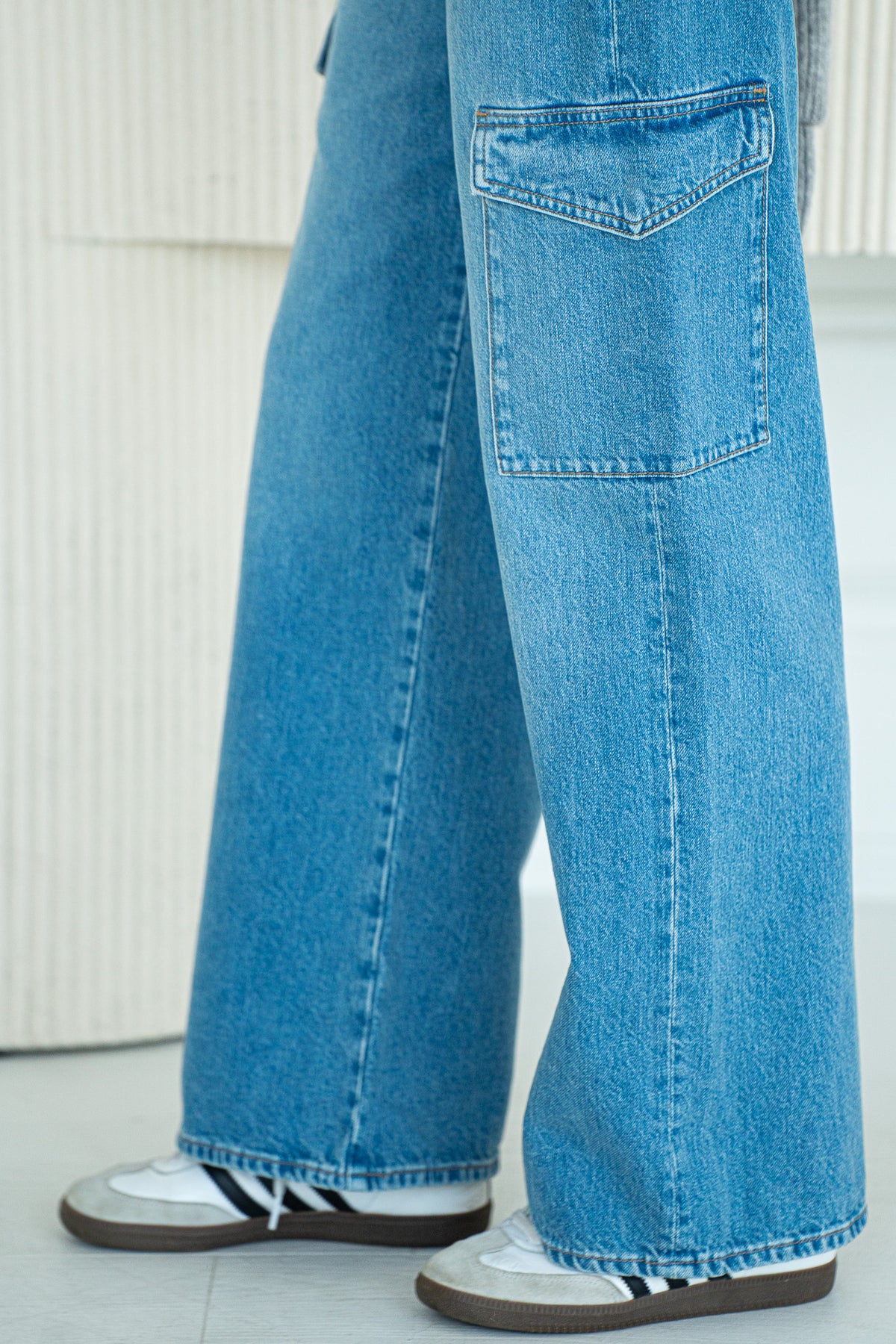 CARINA CARGO POCKET JEANS