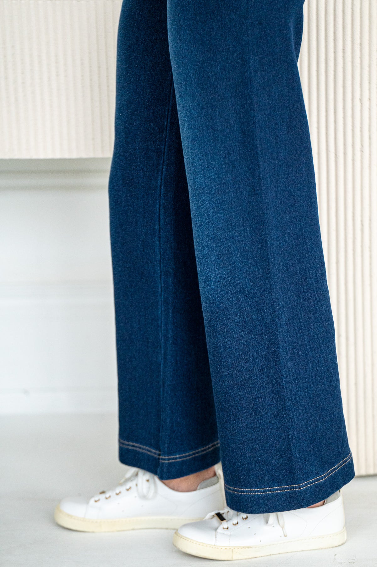 RILYNN WIDE LEG TROUSER JEAN-DR