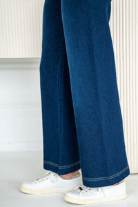 RILYNN WIDE LEG TROUSER JEAN-DR