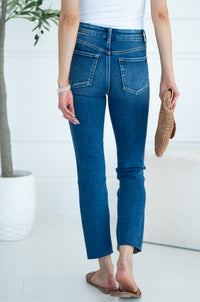 JEANNE SLIM STRAIGHT LEG JEANS-BL
