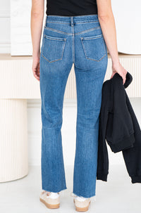 VICTORIA STRAIGHT LEG JEANS-DB