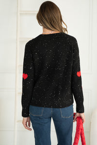 PHILIPPA FLECK HEART SWEATER