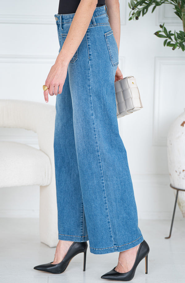BAYLEY PATCH POCKET JEANS-MB