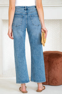 STRIDLER SLIM WIDE LEG JEANS