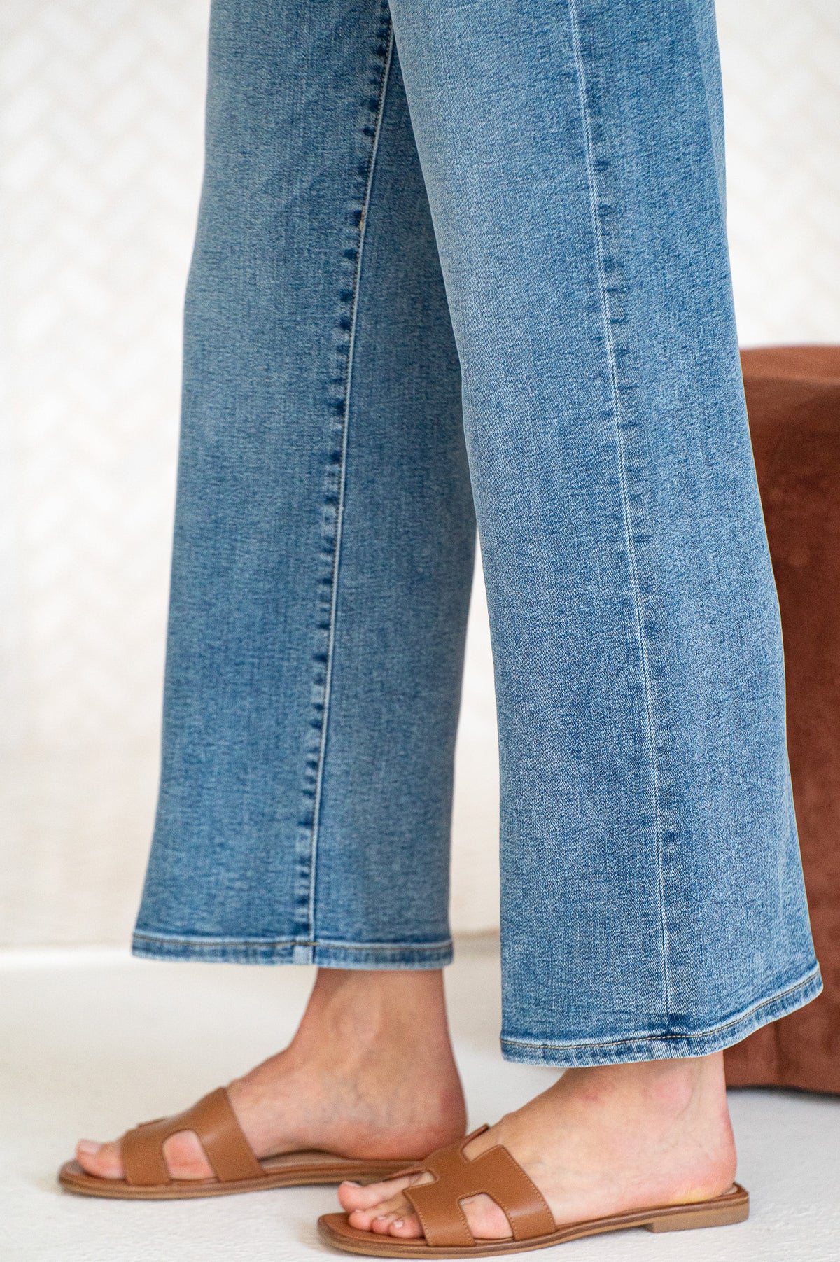STRIDLER SLIM WIDE LEG JEANS