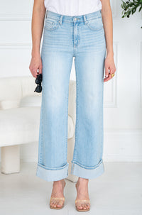 ARIAH CUFFED JEANS-LB