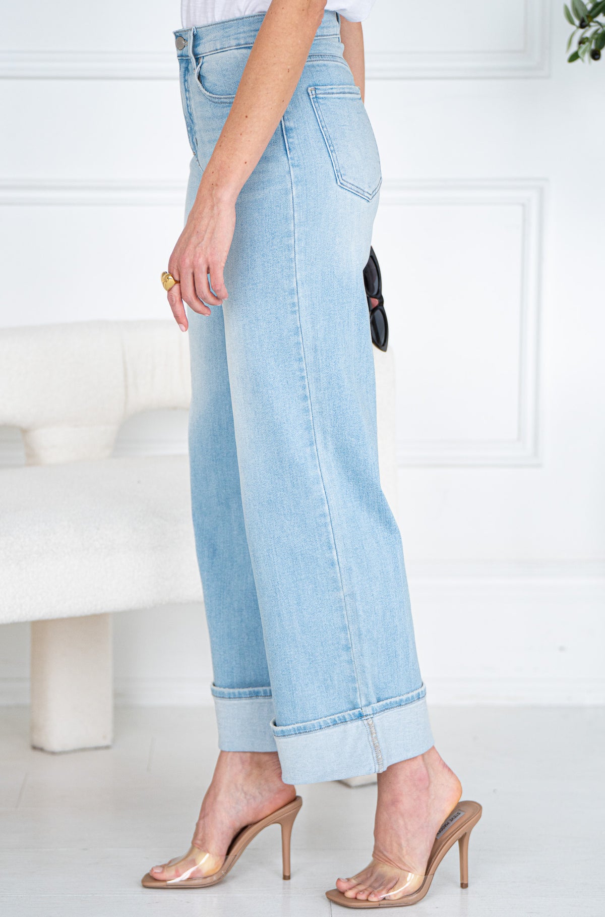 ARIAH CUFFED JEANS-LB
