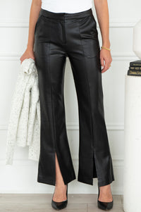 BEAT VEGAN LEATHER PANTS