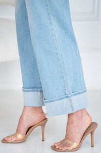 ARIAH CUFFED JEANS-LB