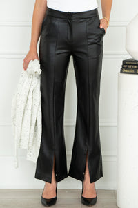 BEAT VEGAN LEATHER PANTS