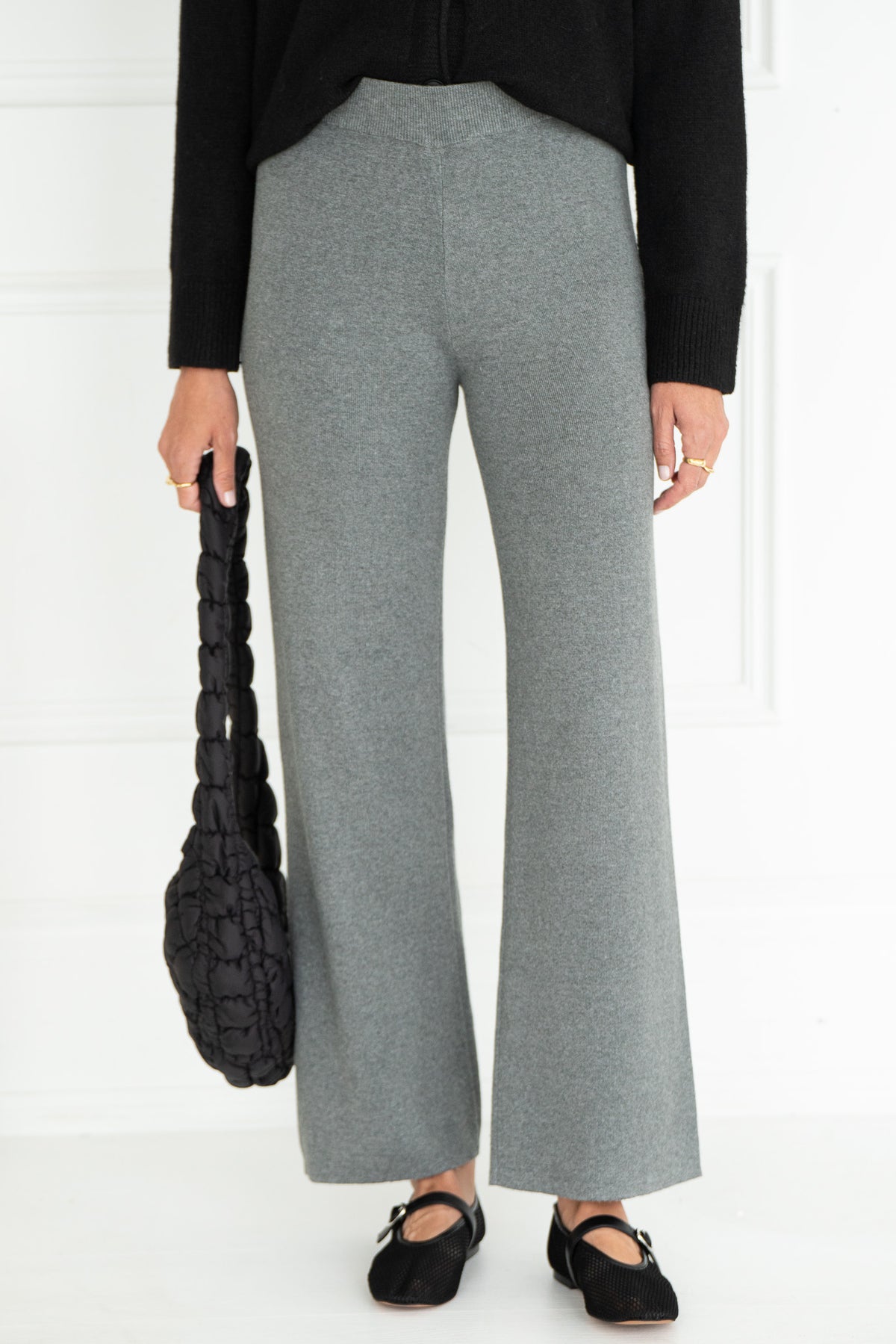 PACEY WIDE LEG KNIT PANTS-CH