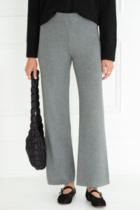 PACEY WIDE LEG KNIT PANTS-CH
