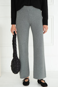 PACEY WIDE LEG KNIT PANTS-CH