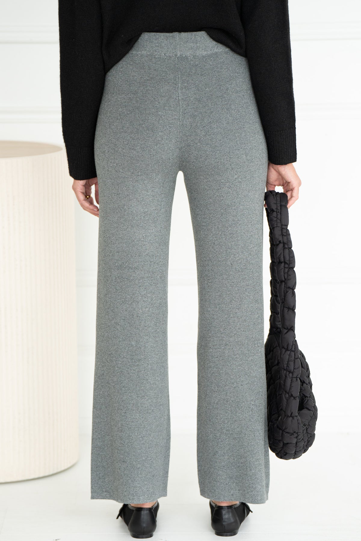PACEY WIDE LEG KNIT PANTS-CH