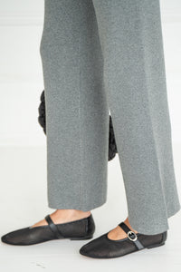 PACEY WIDE LEG KNIT PANTS-CH