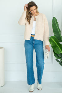 ELLIE SHERPA CARDIGAN