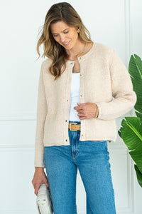 ELLIE SHERPA CARDIGAN