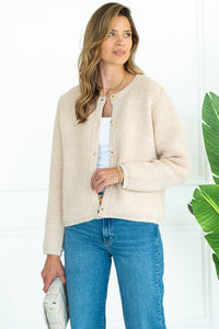 ELLIE SHERPA CARDIGAN