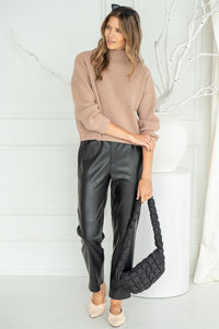 EVOLET RIBBED MOCKNECK SWEATER-CA