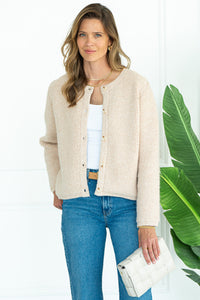 ELLIE SHERPA CARDIGAN