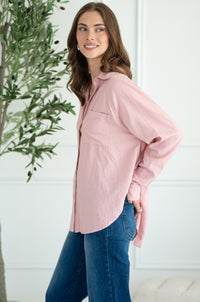 PERFECT LINEN TOP-PS