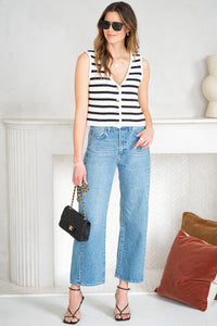 LOLO COTTON STRIPE VEST