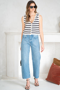LOLO COTTON STRIPE VEST