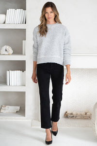 NIKA WHIPSTITCH DETAIL SWEATER