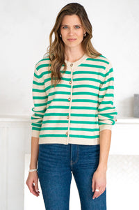 MORRO STRIPE CARDIGAN-GR