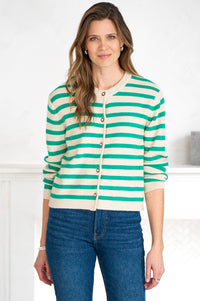 MORRO STRIPE CARDIGAN-GR