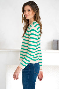 MORRO STRIPE CARDIGAN-GR