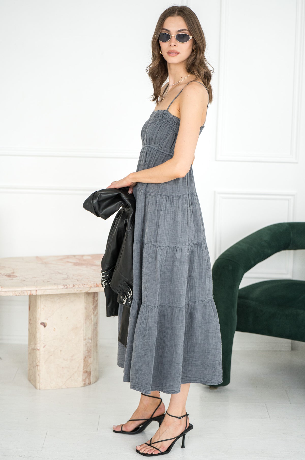 ROMANTIC GETAWAY COTTON GAUZE DRESS